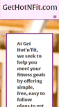 Mobile Screenshot of gethotnfit.com